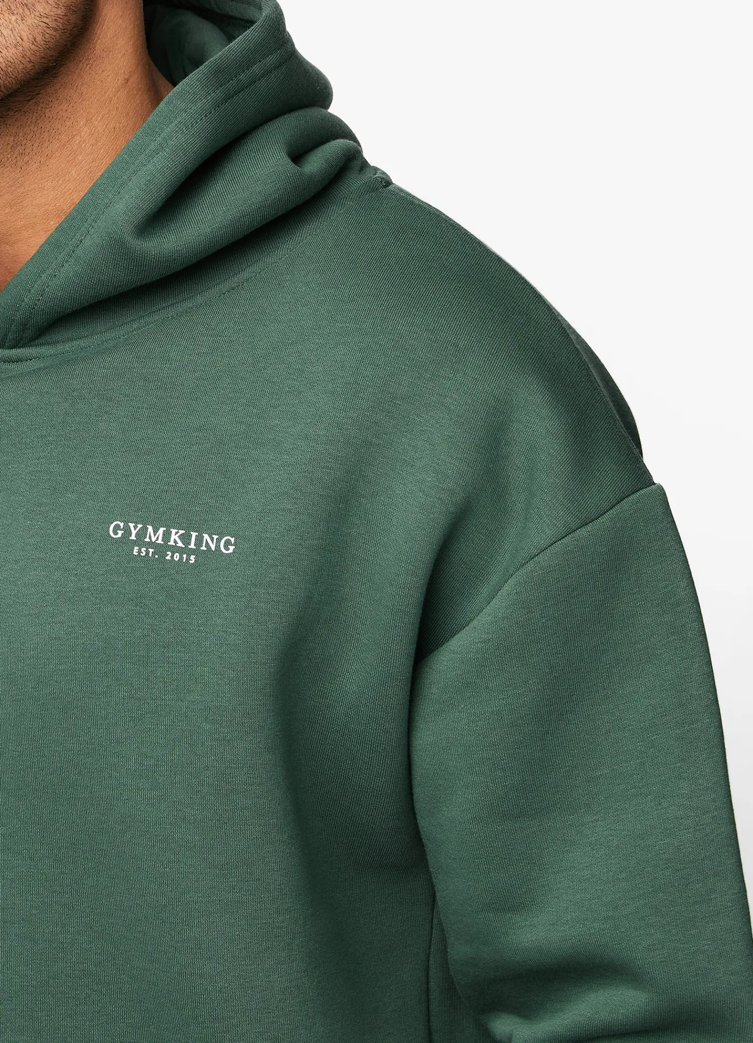 Sweatshirts & Hoodies<Gym King Established Hood Racing Green