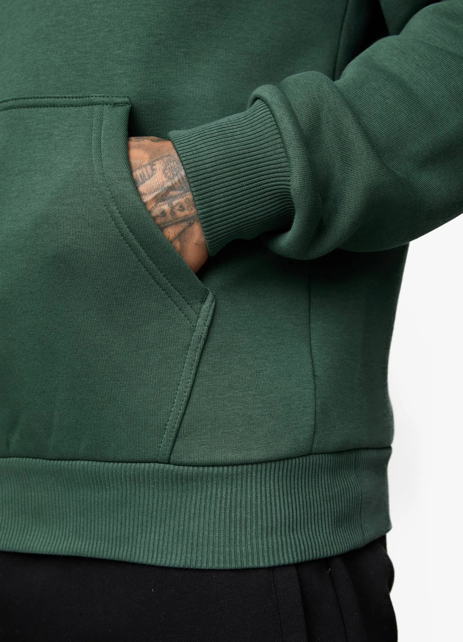 Sweatshirts & Hoodies<Gym King Established Hood Racing Green