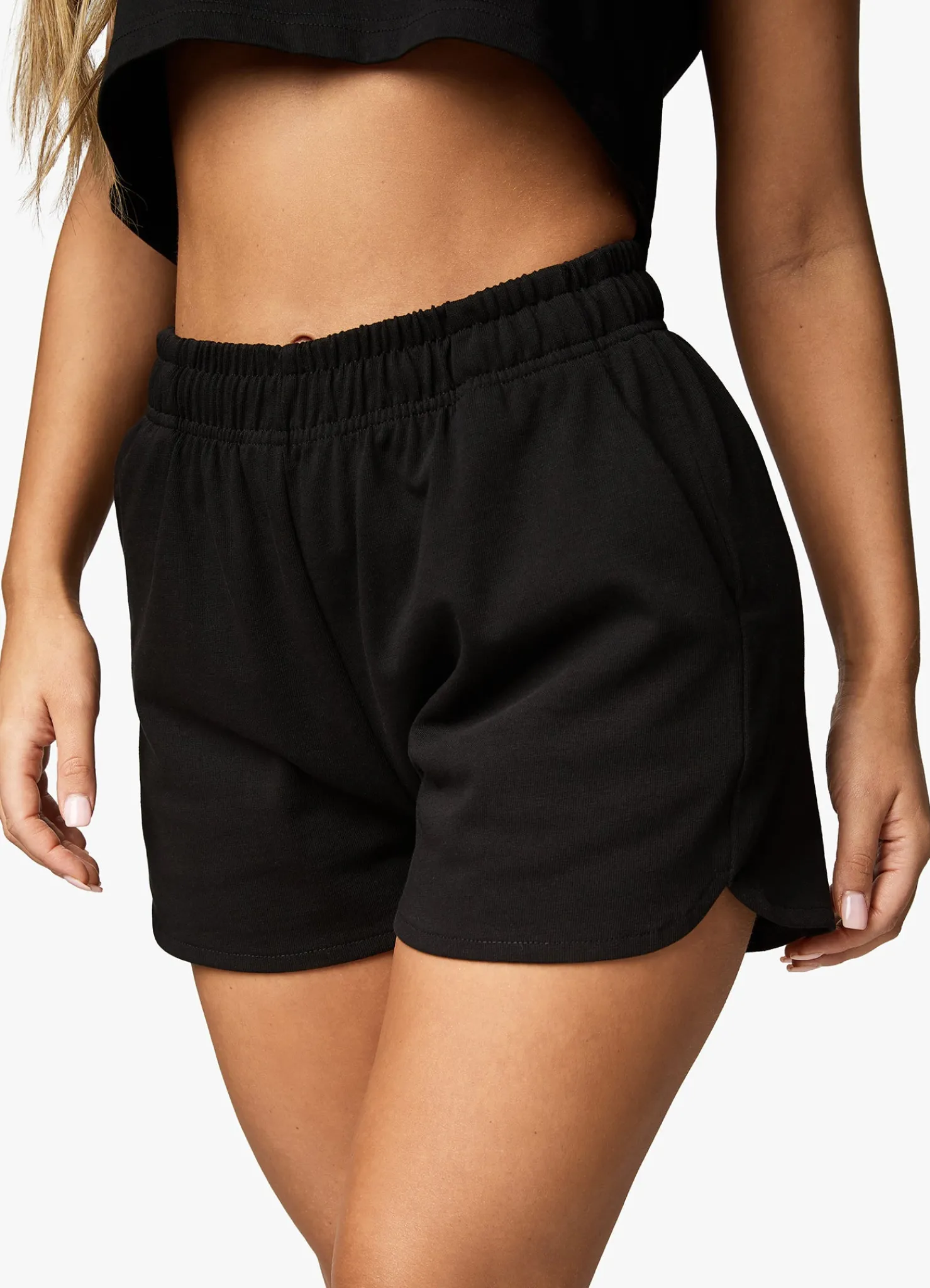 Co-Ords<Gym King Established Jersey Short Black/White