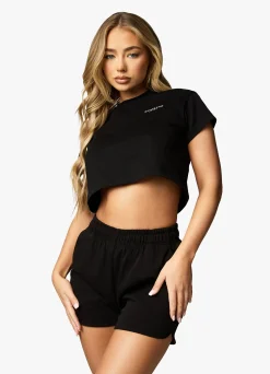 Co-Ords<Gym King Established Jersey Short Black/White