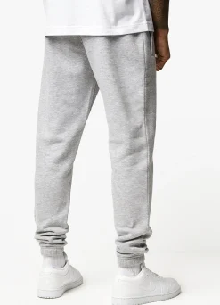Tracksuit Bottoms<Gym King Established Jogger Light Grey Marl