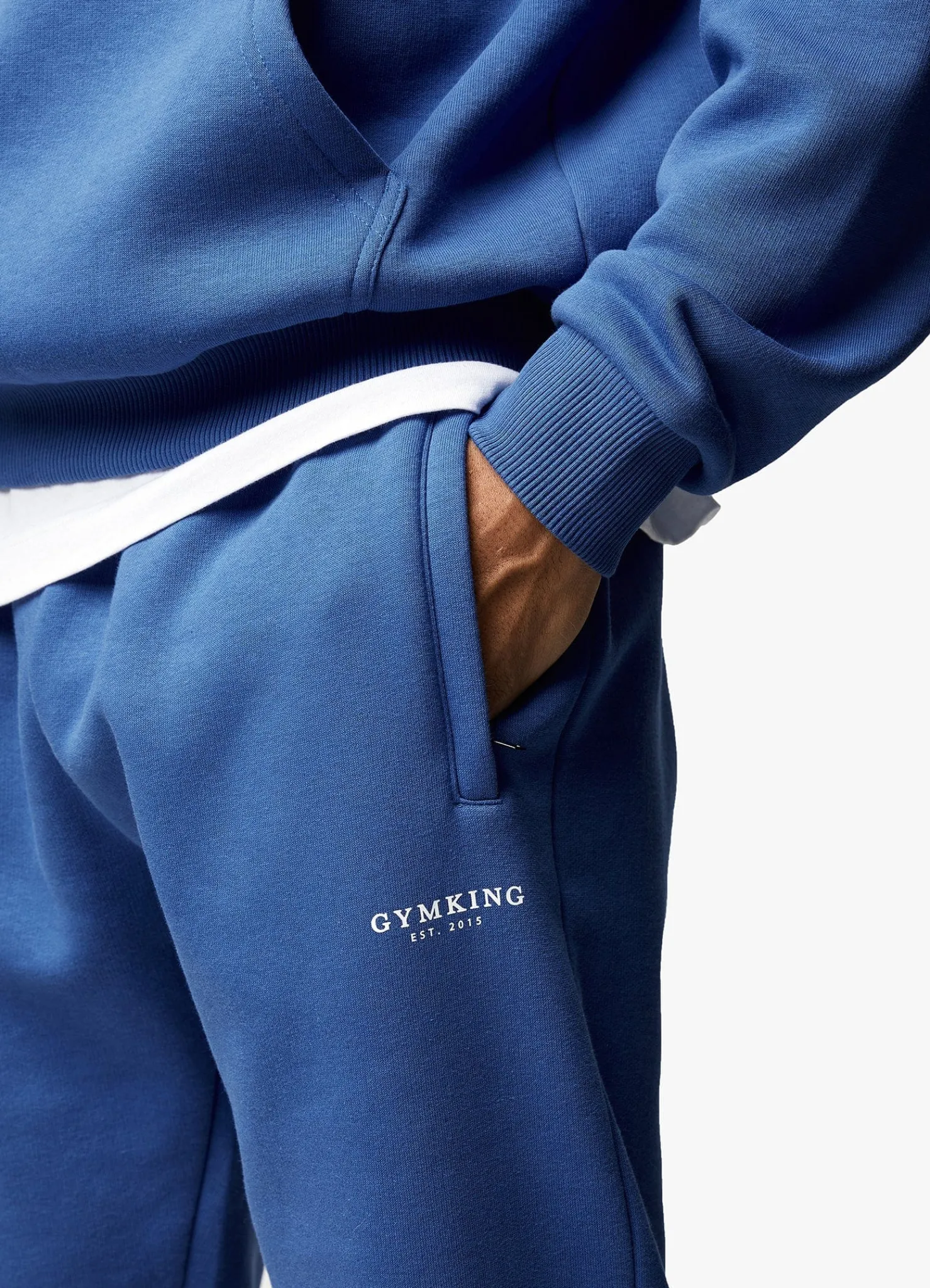 Tracksuit Bottoms<Gym King Established Jogger Cobalt Blue