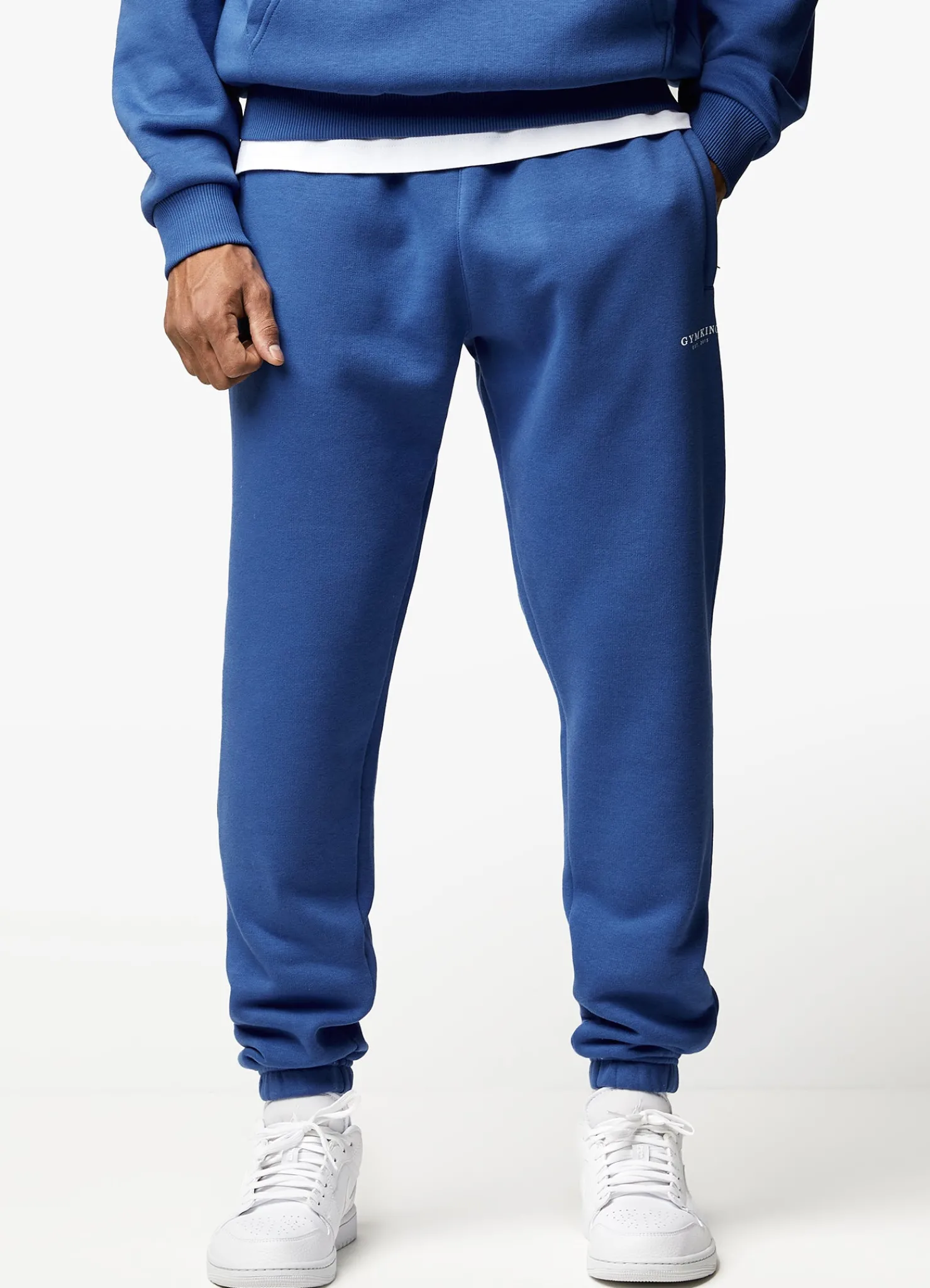 Tracksuit Bottoms<Gym King Established Jogger Cobalt Blue