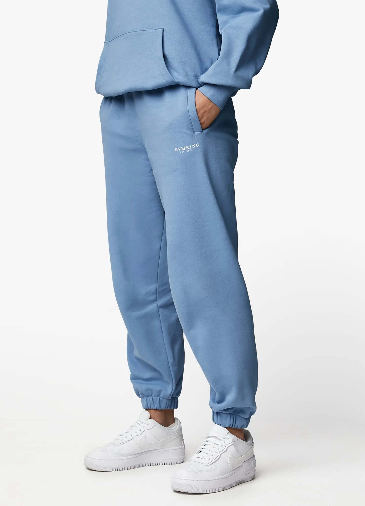 Tracksuits<Gym King Established Relaxed Tracksuit Coastal Blue