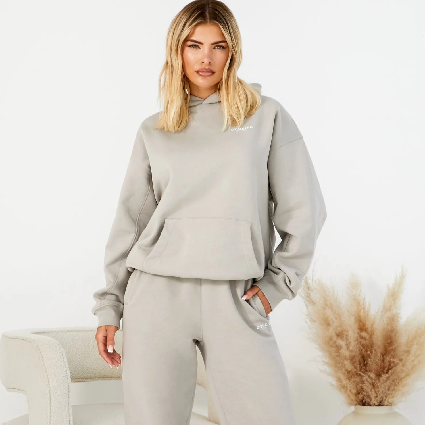 Co-Ords<Gym King Established Relaxed Fit Hood Dusky Sage