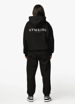 Tracksuits<Gym King Established Relaxed Tracksuit Black/White
