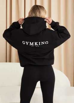 Co-Ords<Gym King Established Relaxed Fit Hood Black/White