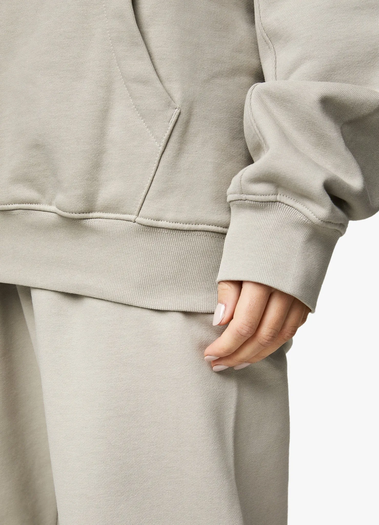 Hoodies<Gym King Established Relaxed Fit Hood Dusky Sage