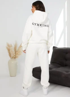 Co-Ords<Gym King Established Relaxed Fit Hood Cream