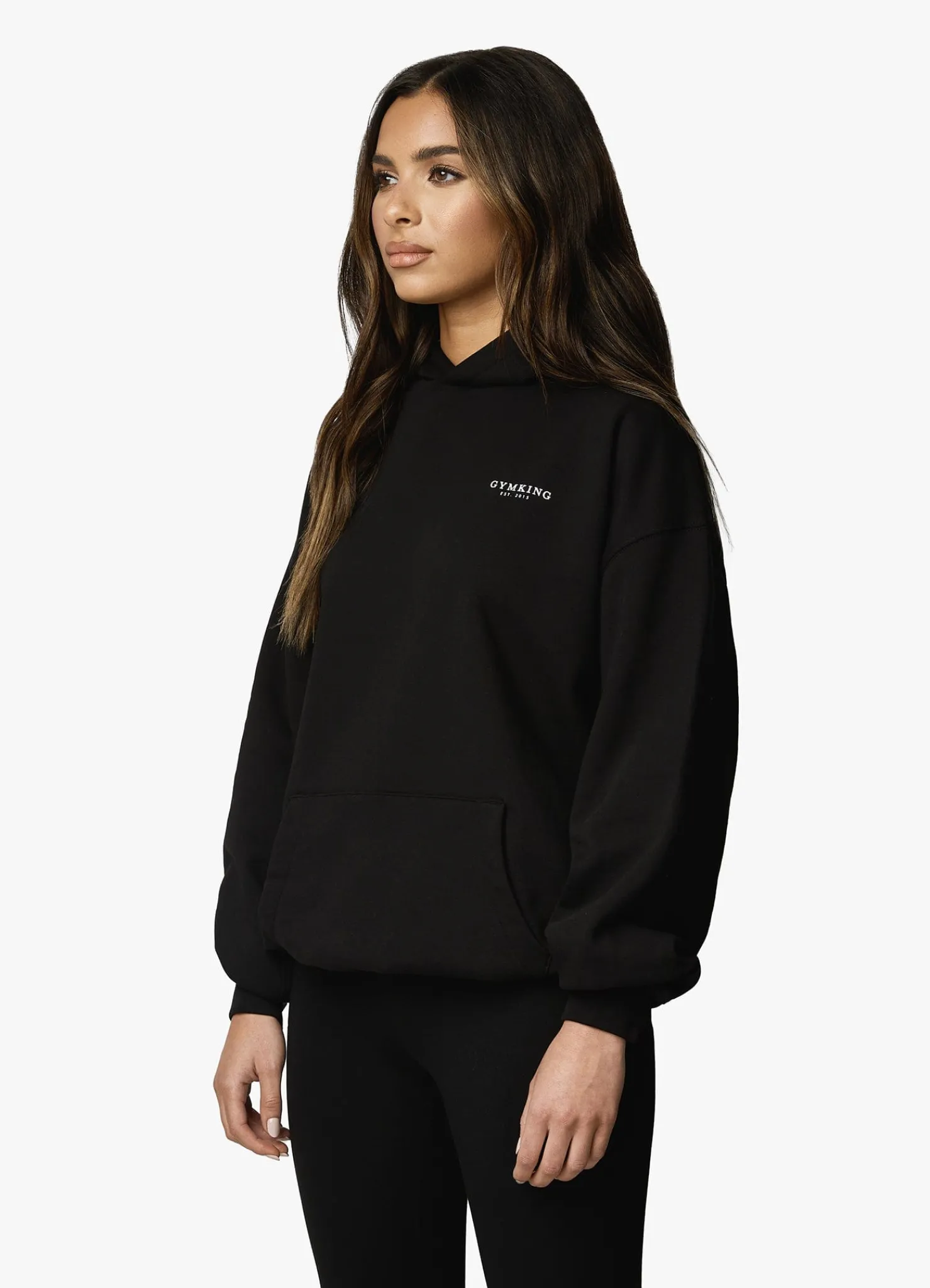 Tracksuits<Gym King Established Relaxed Tracksuit Black/White