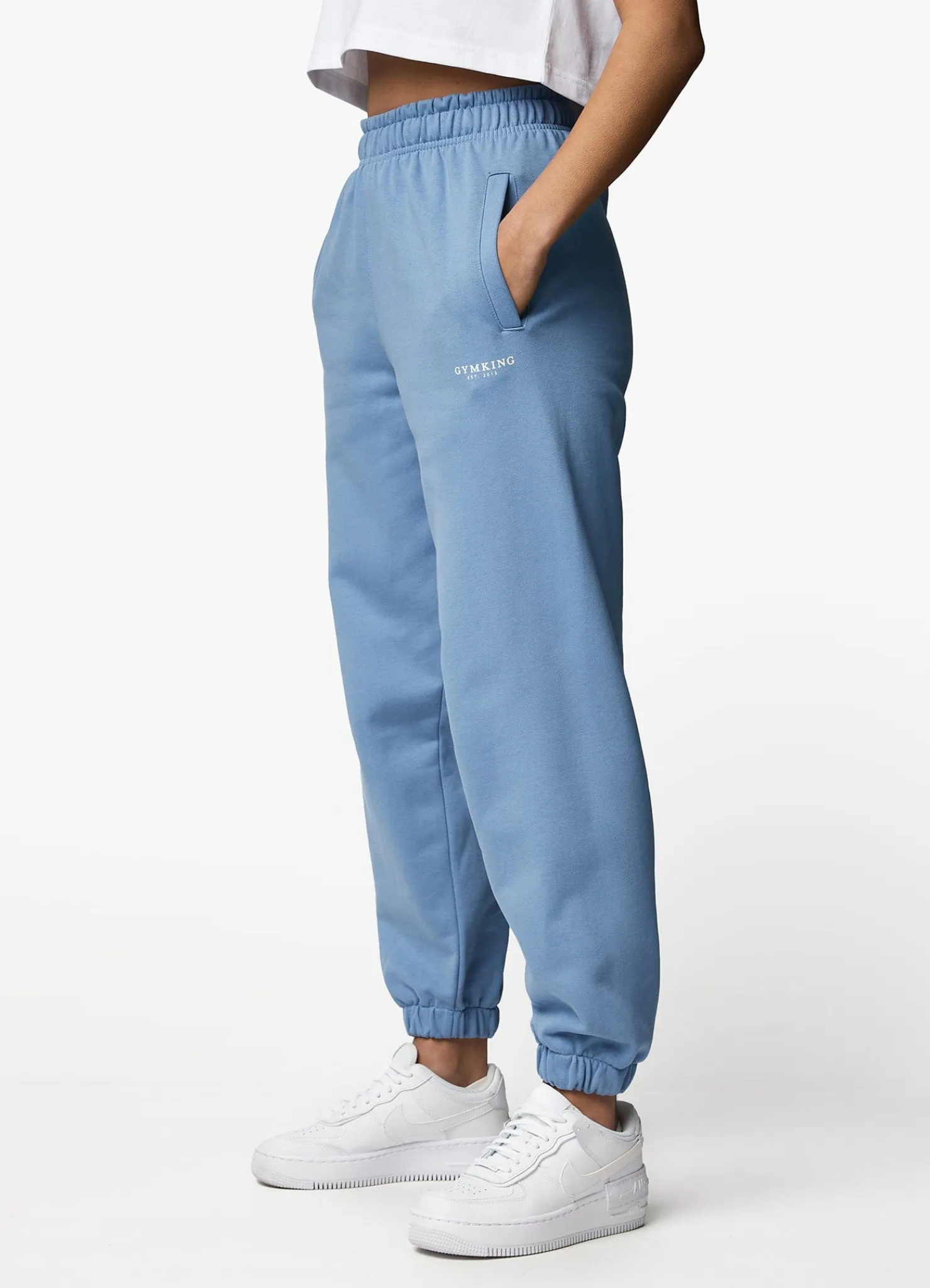 Joggers<Gym King Established Relaxed Jogger Coastal Blue