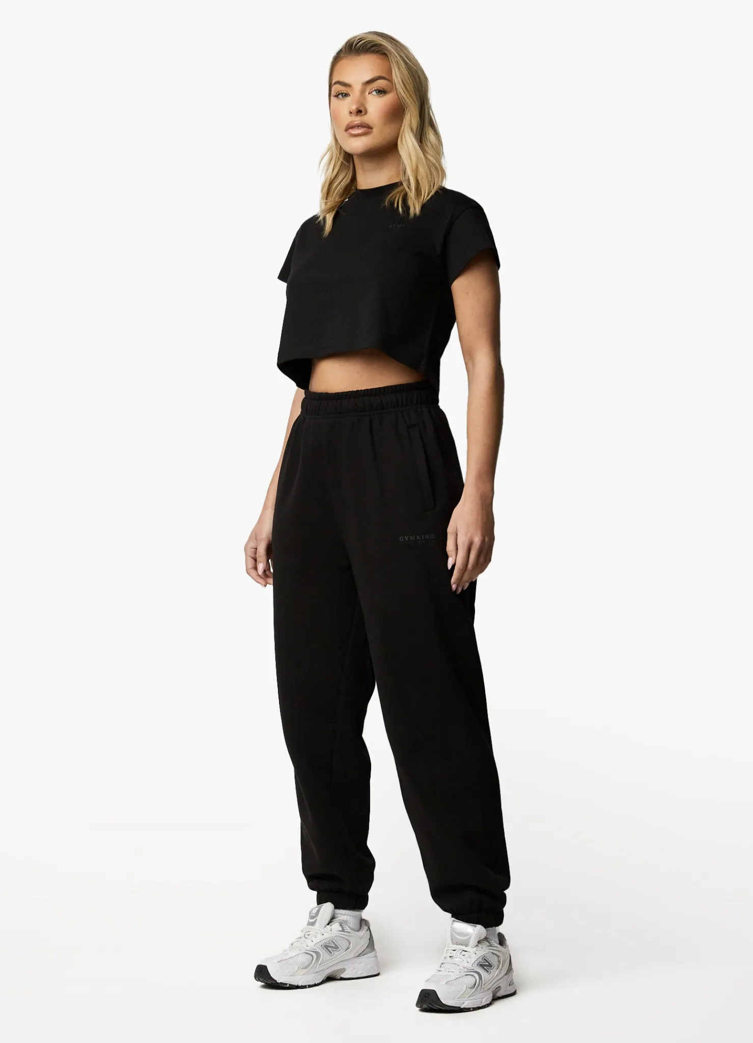 Joggers<Gym King Established Relaxed Fit Jogger Black