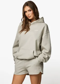 Hoodies<Gym King Established Relaxed Fit Hood Dusky Sage