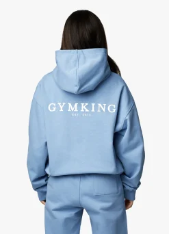 Hoodies<Gym King Established Relaxed Fit Hood Coastal Blue