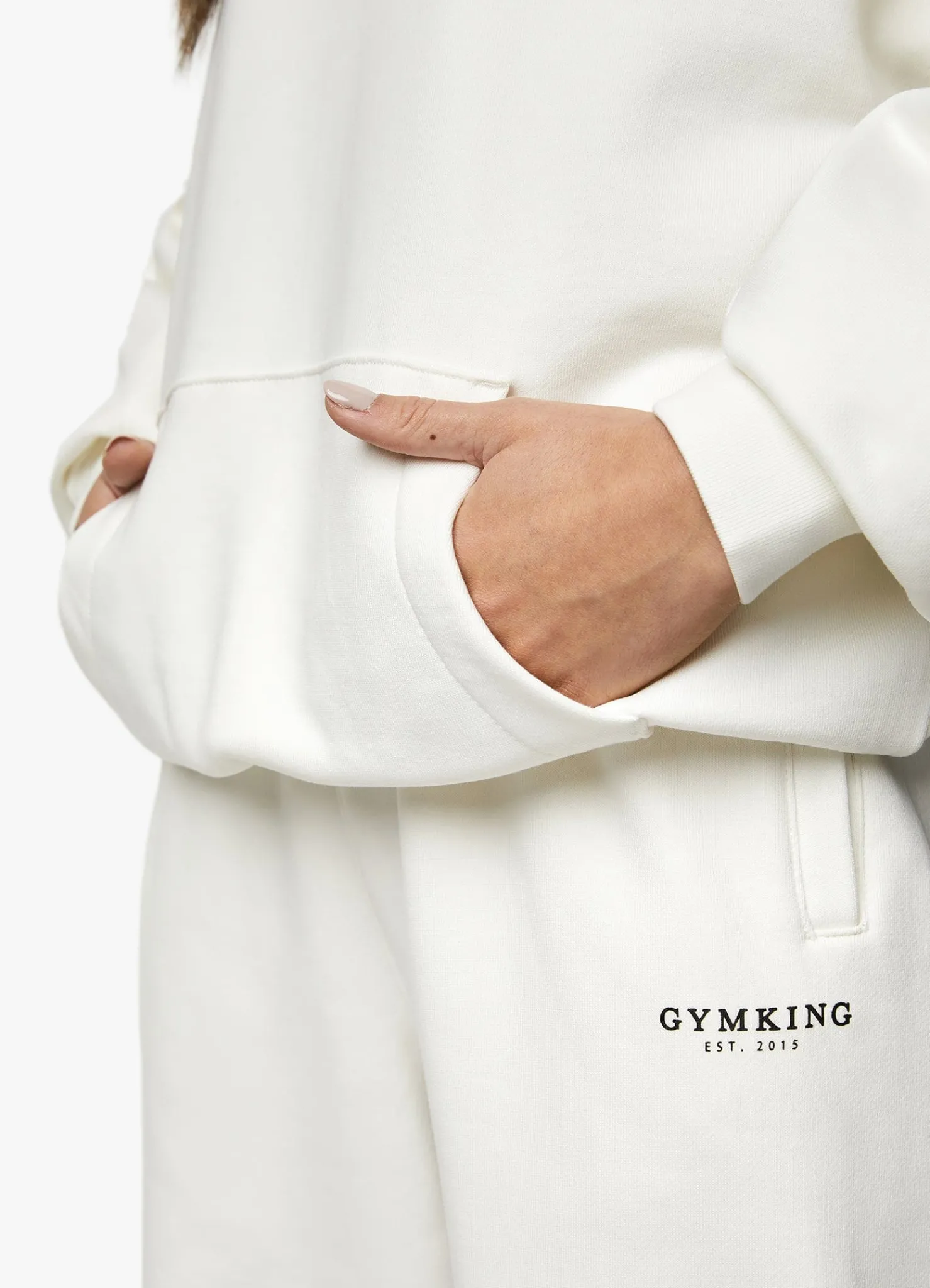 Co-Ords<Gym King Established Relaxed Fit Hood Cream