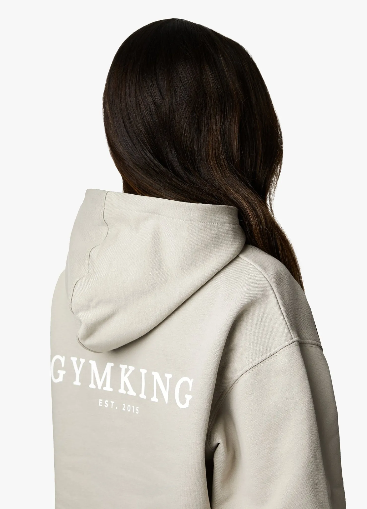 Hoodies<Gym King Established Relaxed Fit Hood Dusky Sage