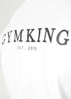 T-Shirts<Gym King Established Tee White
