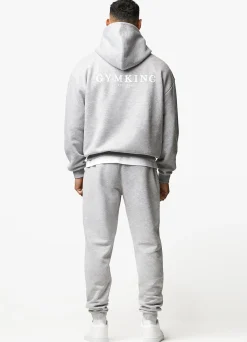 Tracksuits<Gym King Established Tracksuit Light Grey Marl
