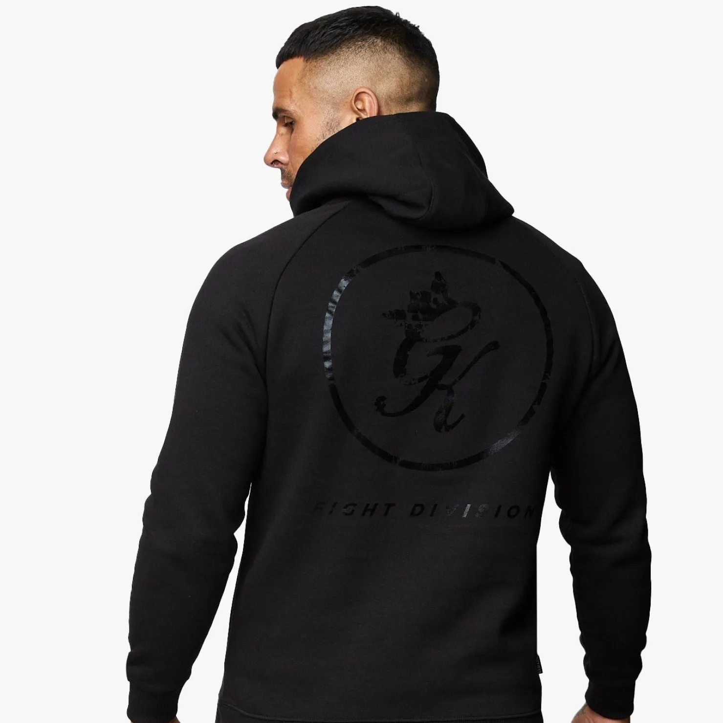 Sweatshirts & Hoodies<Gym King Fight Division Hoodie Black/Black