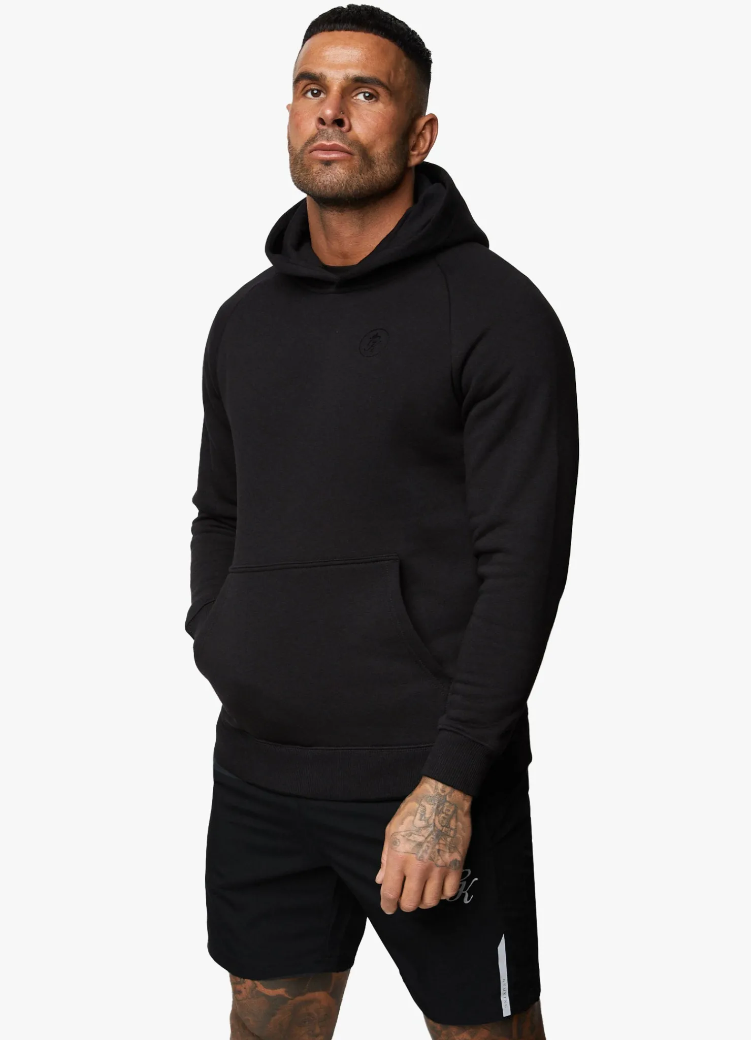 Sweatshirts & Hoodies<Gym King Fight Division Hoodie Black/Black