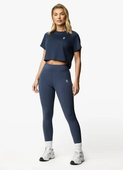 Tops & T-Shirts<Gym King Flare Ss Tee Navy