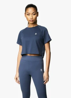 Tops & T-Shirts<Gym King Flare Ss Tee Navy