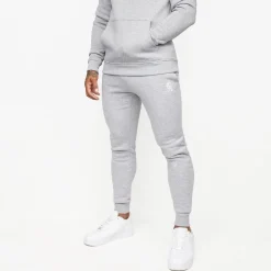 Tracksuit Bottoms<Gym King Fleece Jogger Grey Marl