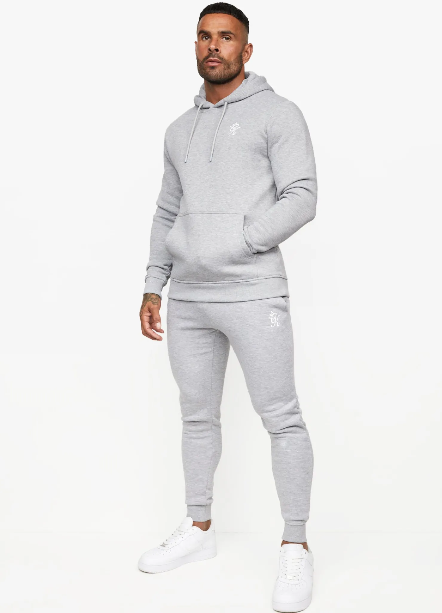 Tracksuit Bottoms<Gym King Fleece Jogger Grey Marl