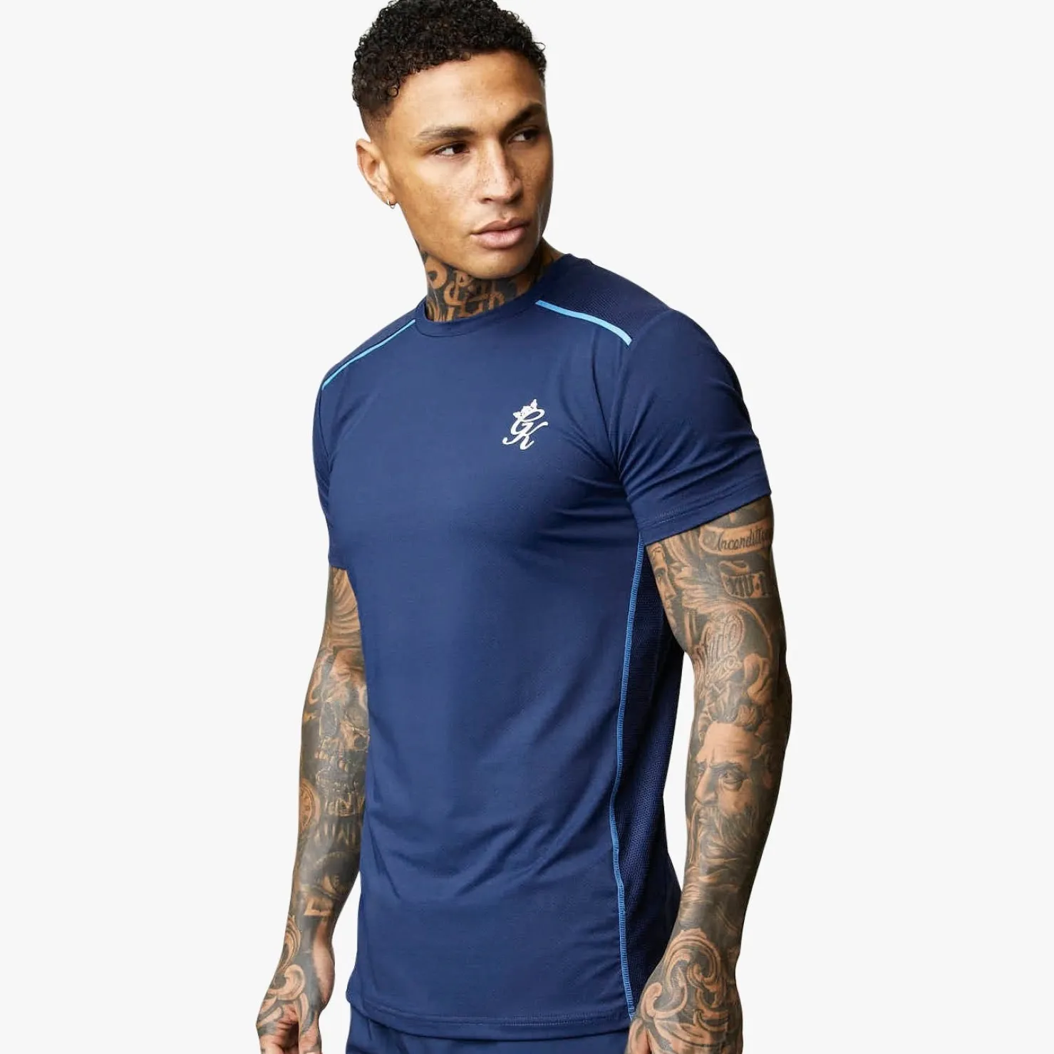 T-Shirts<Gym King Flex Tee Galaxy Blue