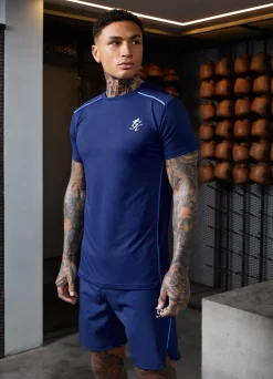 T-Shirts<Gym King Flex Tee Galaxy Blue