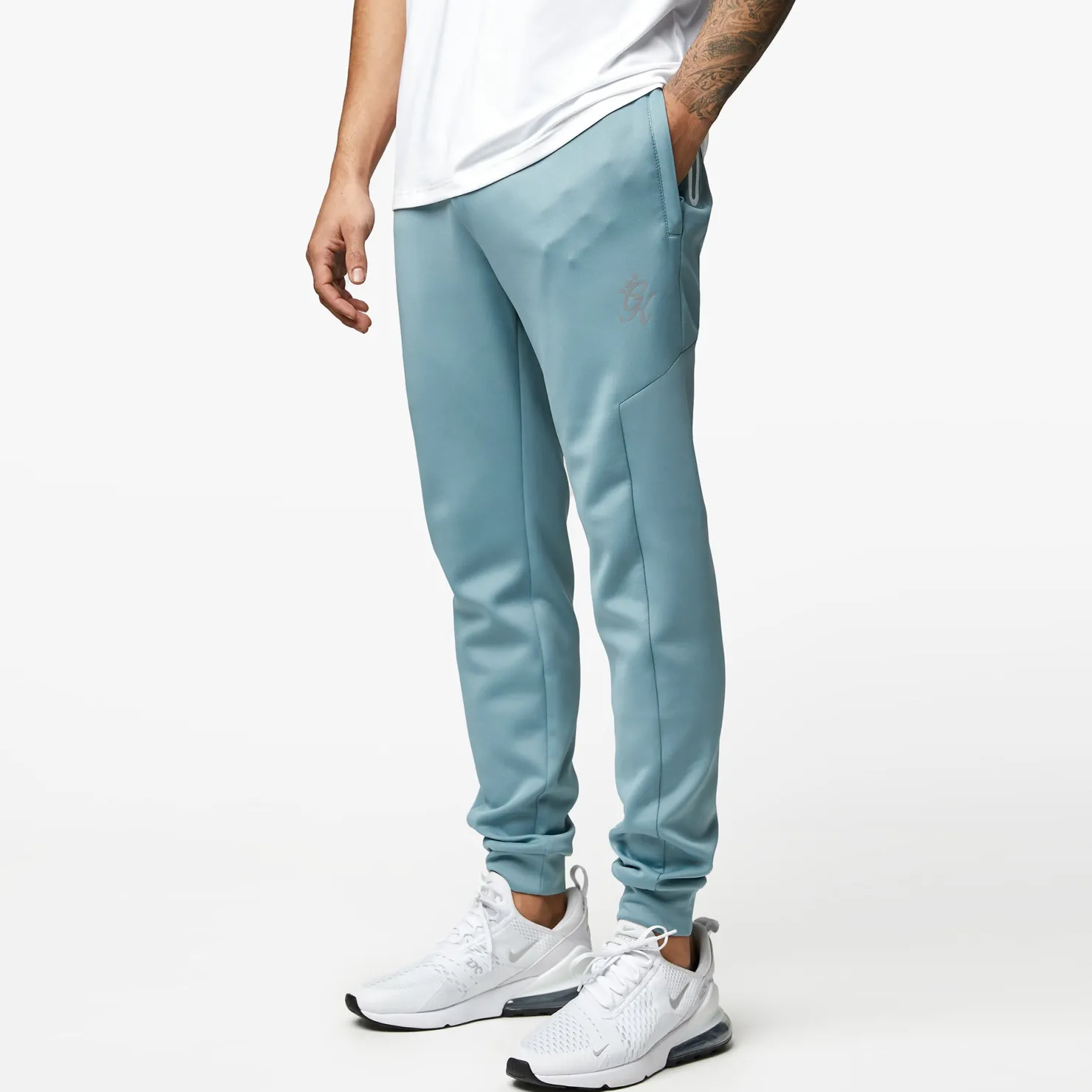 Tracksuit Bottoms<Gym King Flexi Tape Jogger Smoke Blue