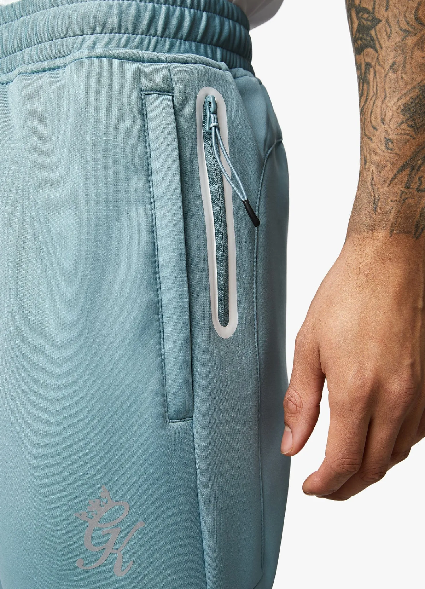 Tracksuit Bottoms<Gym King Flexi Tape Jogger Smoke Blue