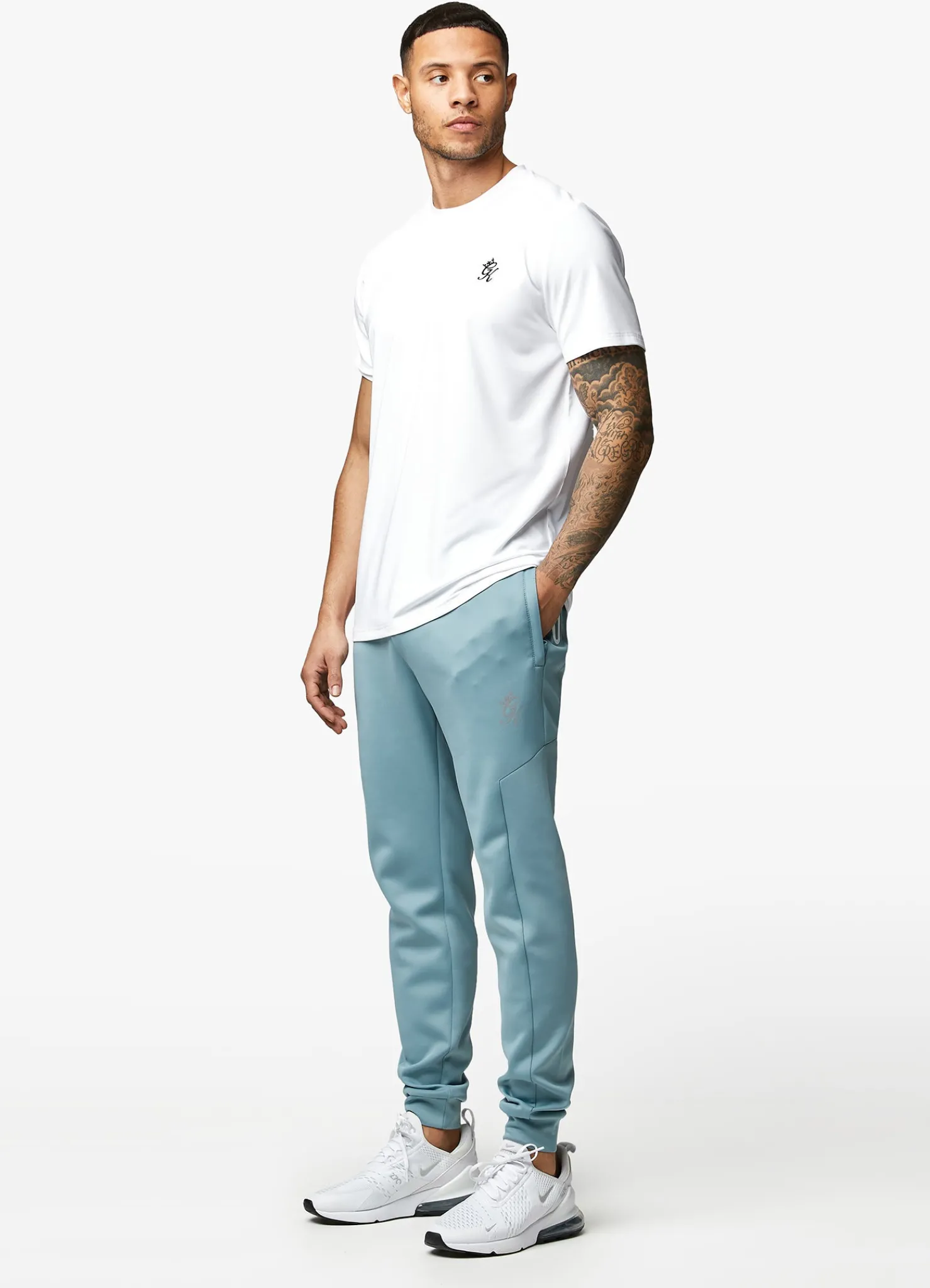Tracksuit Bottoms<Gym King Flexi Tape Jogger Smoke Blue
