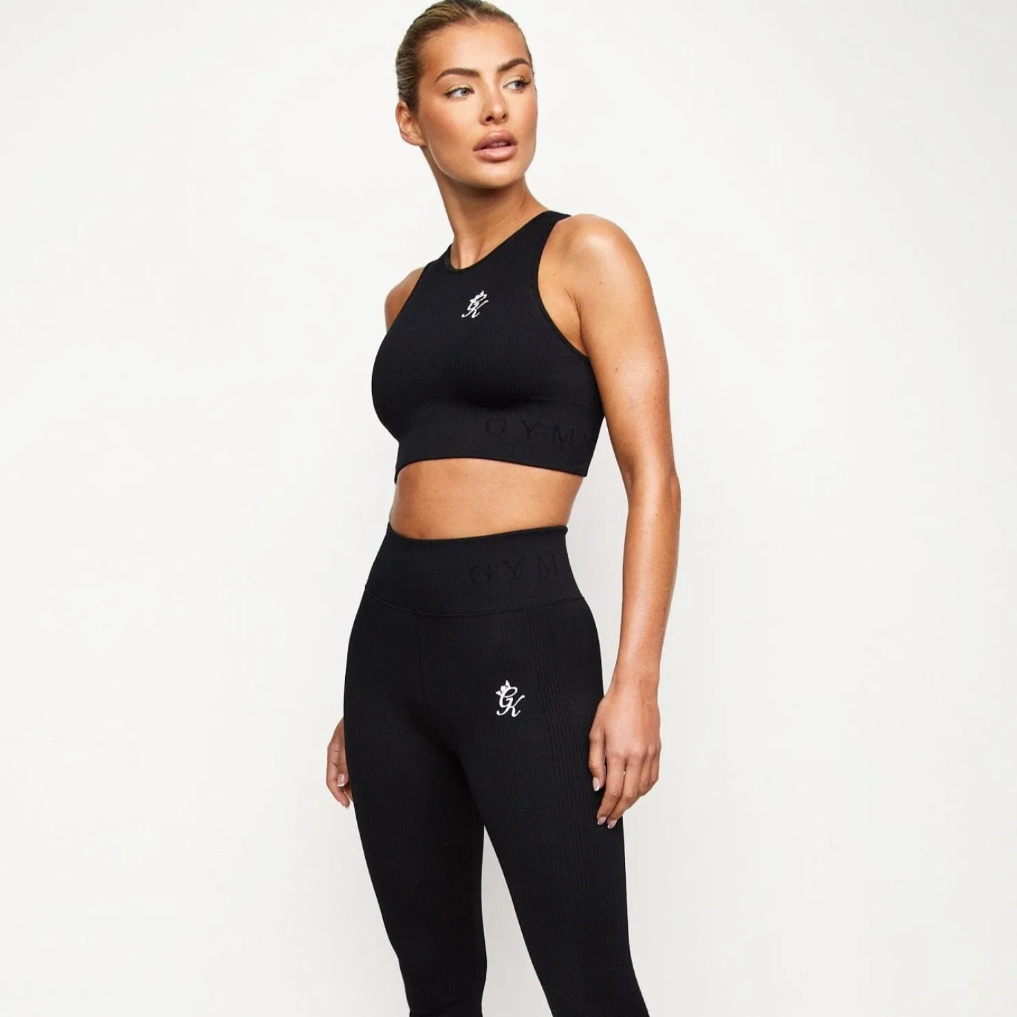 Sports Bras<Gym King Formation Seamless Rib Bra Black