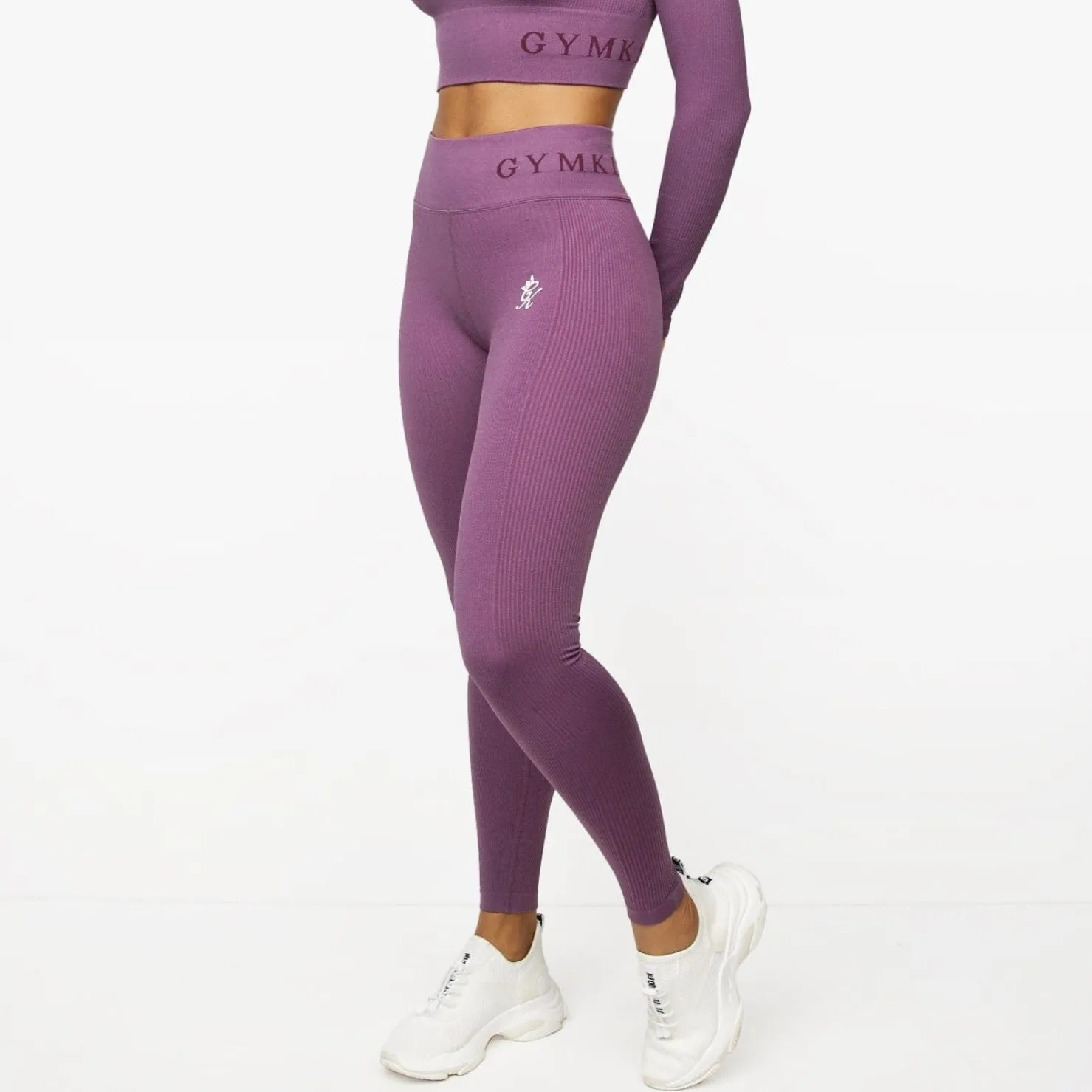 Leggings<Gym King Formation Seamless Rib Leggings Berry