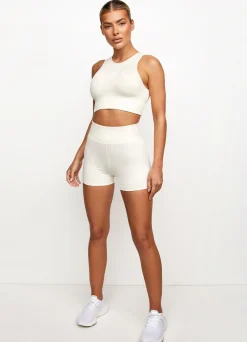 Gymwear<Gym King Formation Seamless Rib Short Cream