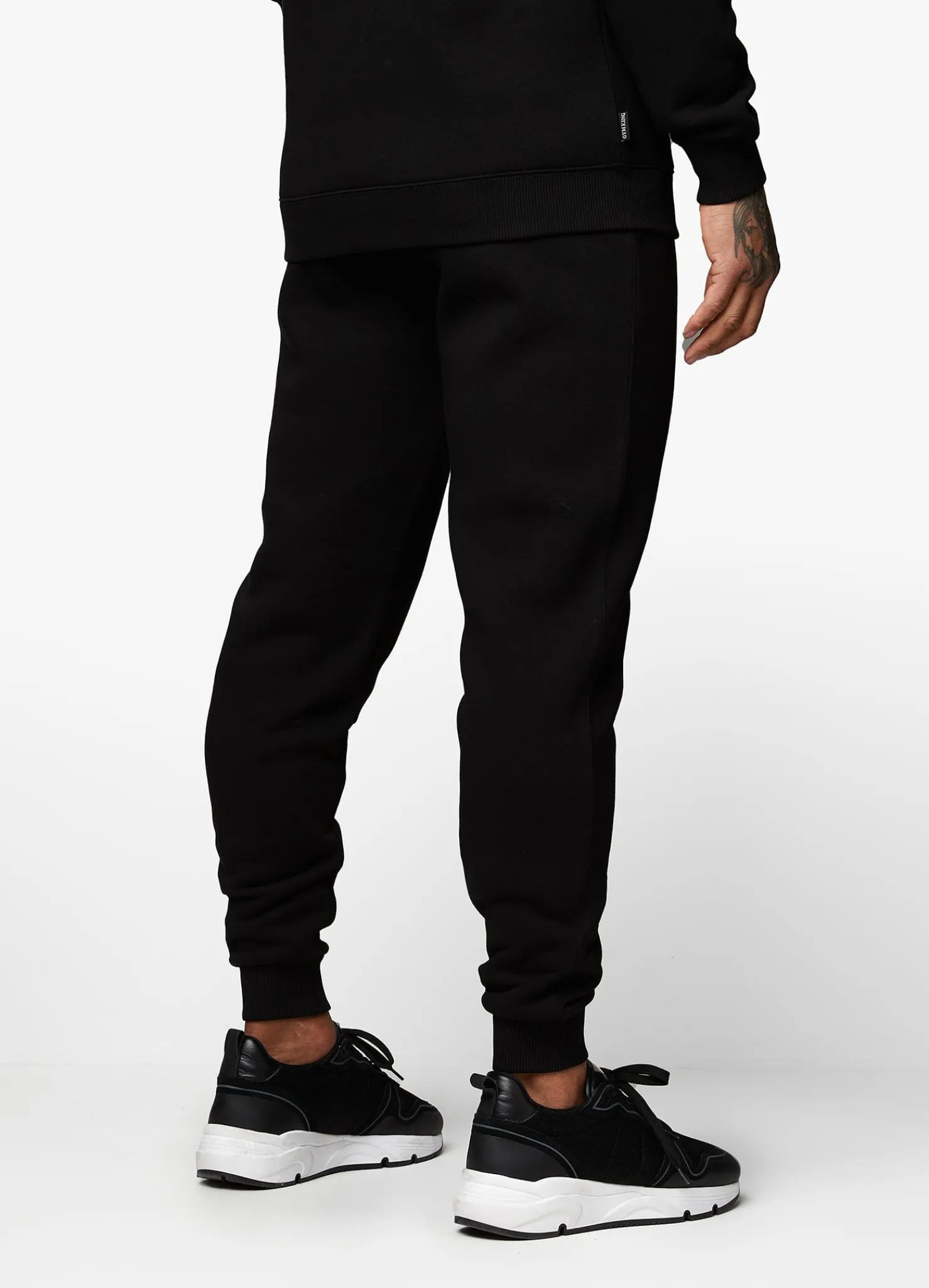 Tracksuits<Gym King Fundamental Crew Tracksuit Black
