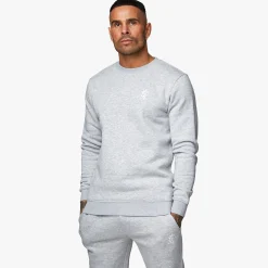 Twin Sets<Gym King Fundamental Fleece Sweatshirt Grey Marl
