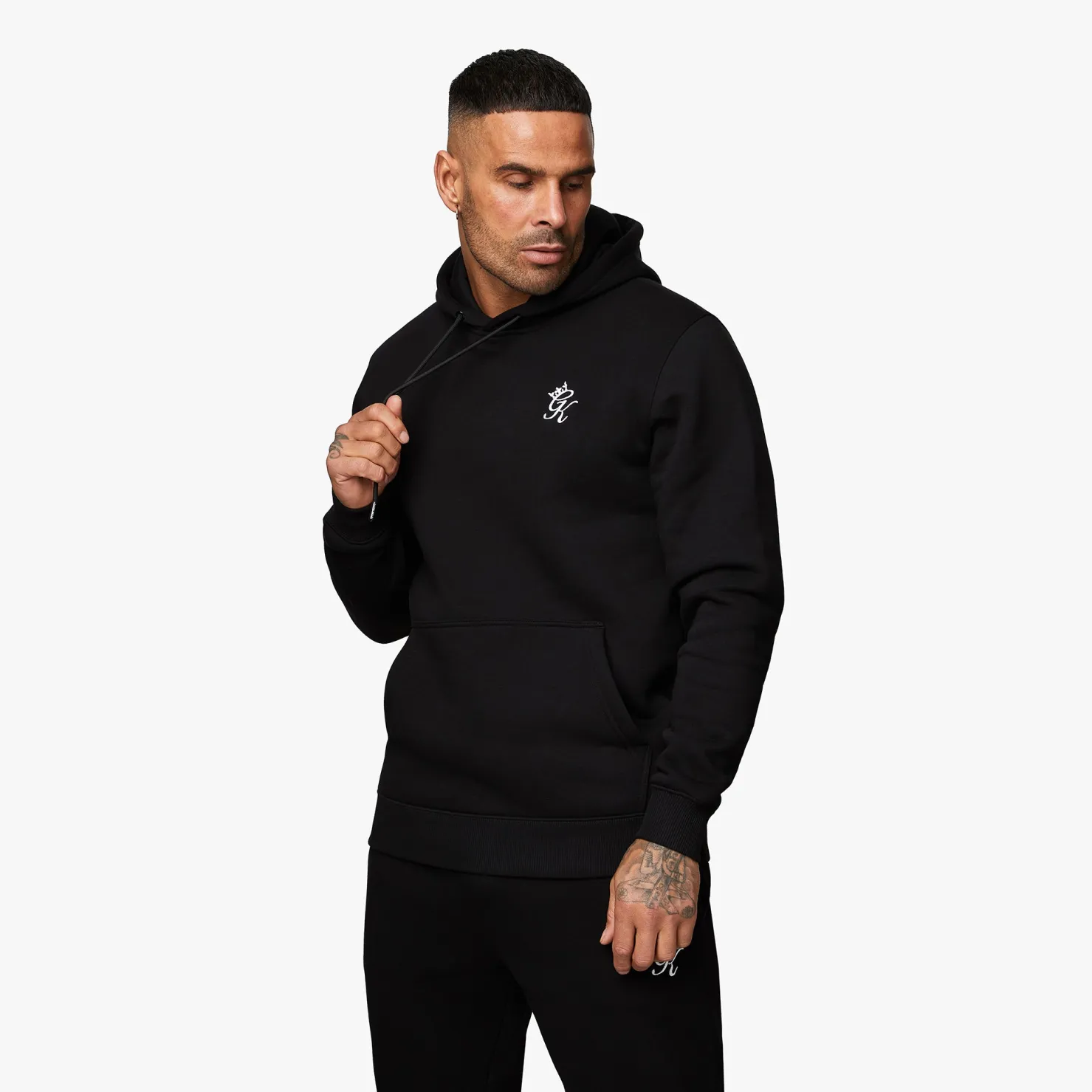 Sweatshirts & Hoodies<Gym King Fundamental Fleece Hood Black