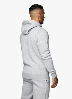 Twin Sets<Gym King Fundamental Fleece Hood Grey Marl