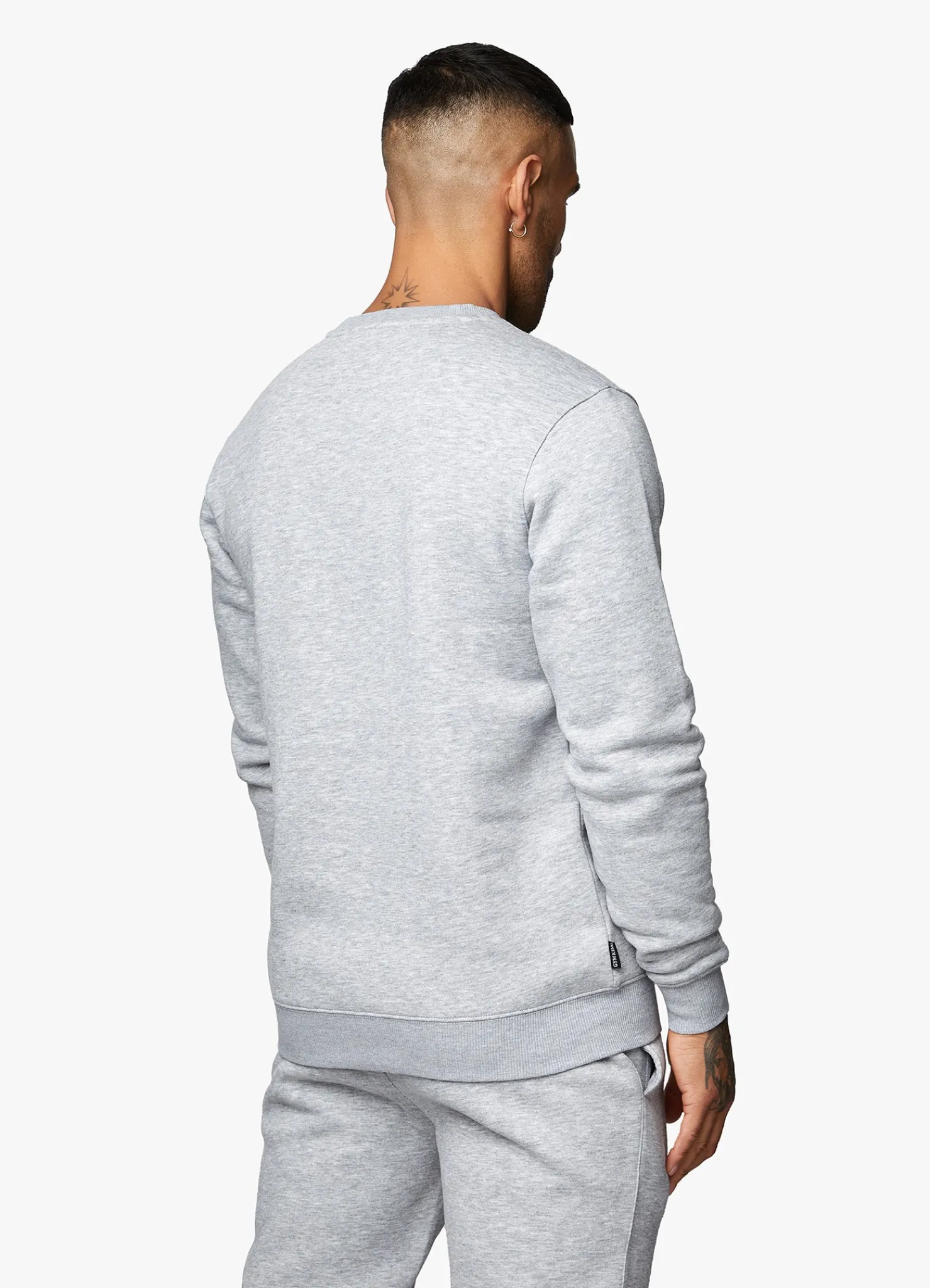 Sweatshirts & Hoodies<Gym King Fundamental Fleece Sweatshirt Grey Marl