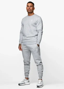 Twin Sets<Gym King Fundamental Fleece Sweatshirt Grey Marl