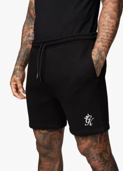 Shorts<Gym King Fundamental Fleece Short Black