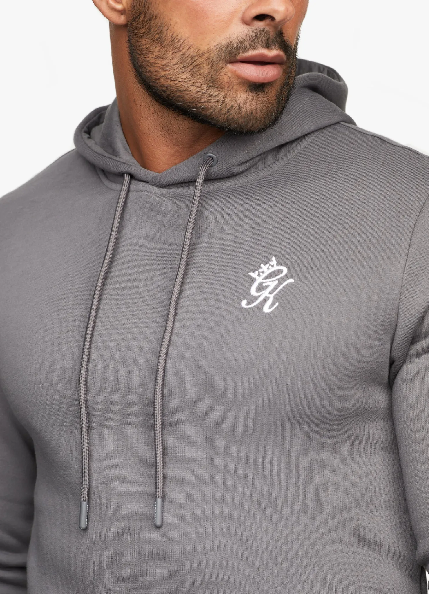 Sweatshirts & Hoodies<Gym King Fundamental Fleece Hood Dark Grey