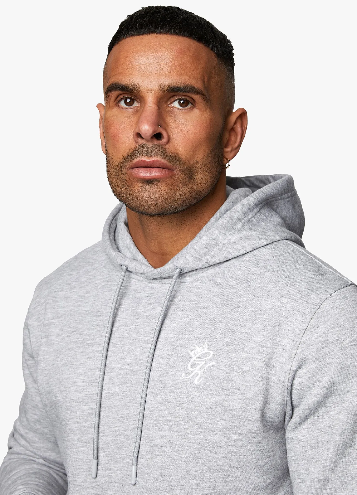 Tracksuits<Gym King Fundamental Fleece Hood Tracksuit Grey Marl