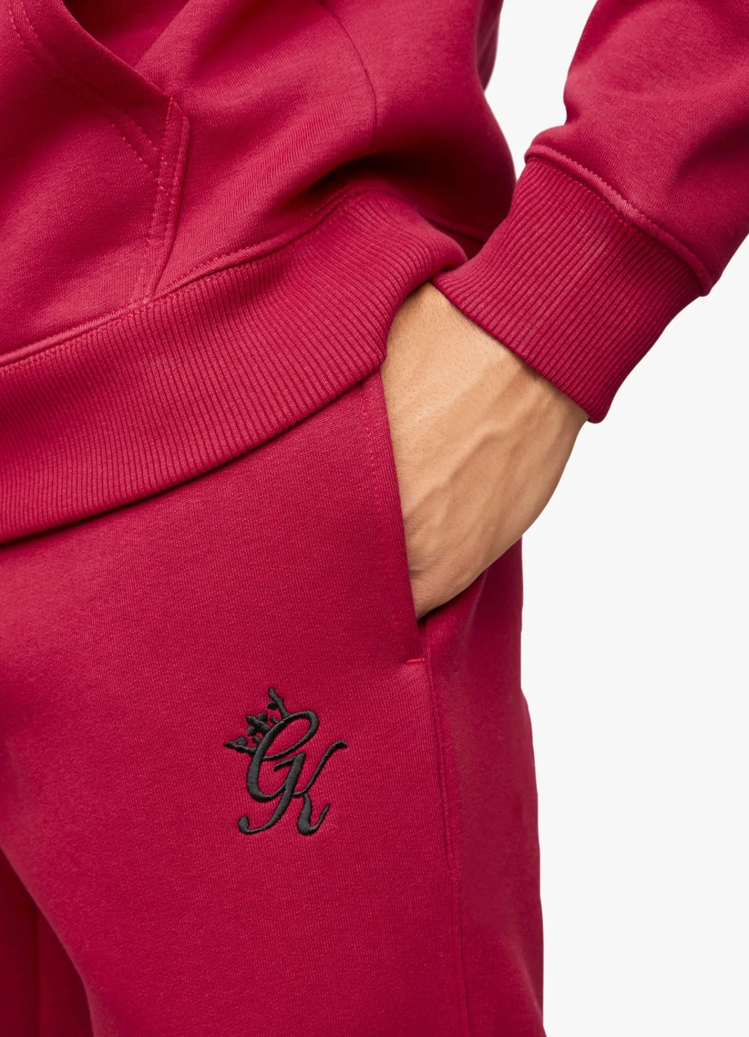 Tracksuit Bottoms<Gym King Fundamental Fleece Jogger Rhubarb Red