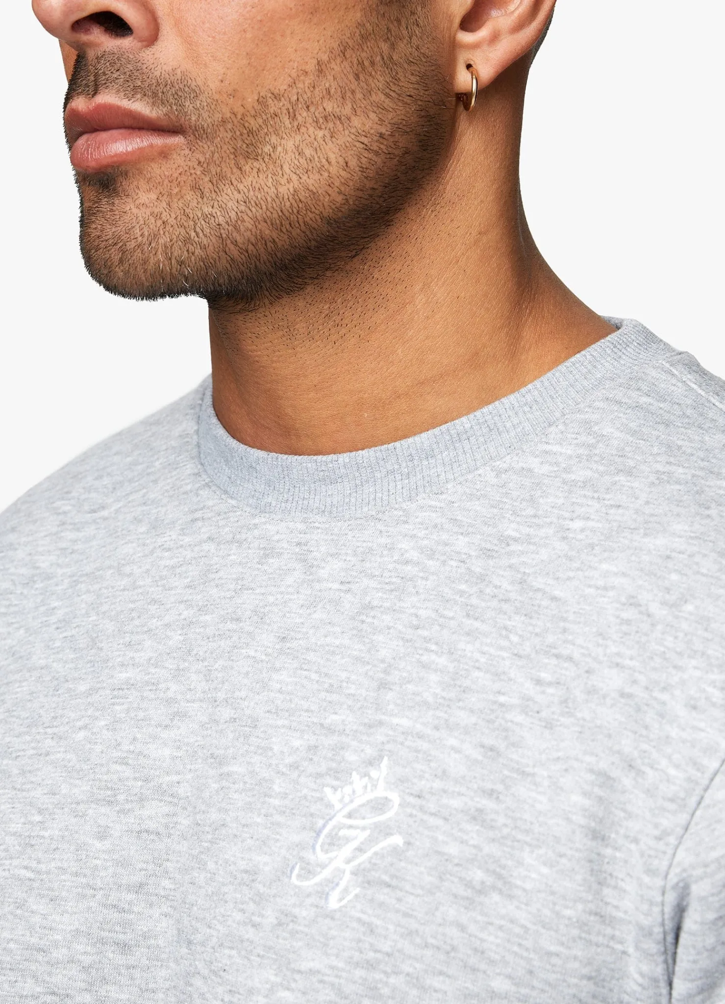 Twin Sets<Gym King Fundamental Fleece Sweatshirt Grey Marl
