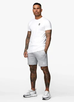 Shorts<Gym King Fundamental Fleece Short Grey Marl