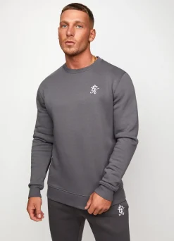 Sweatshirts & Hoodies<Gym King Fundamental Fleece Crew Dark Grey
