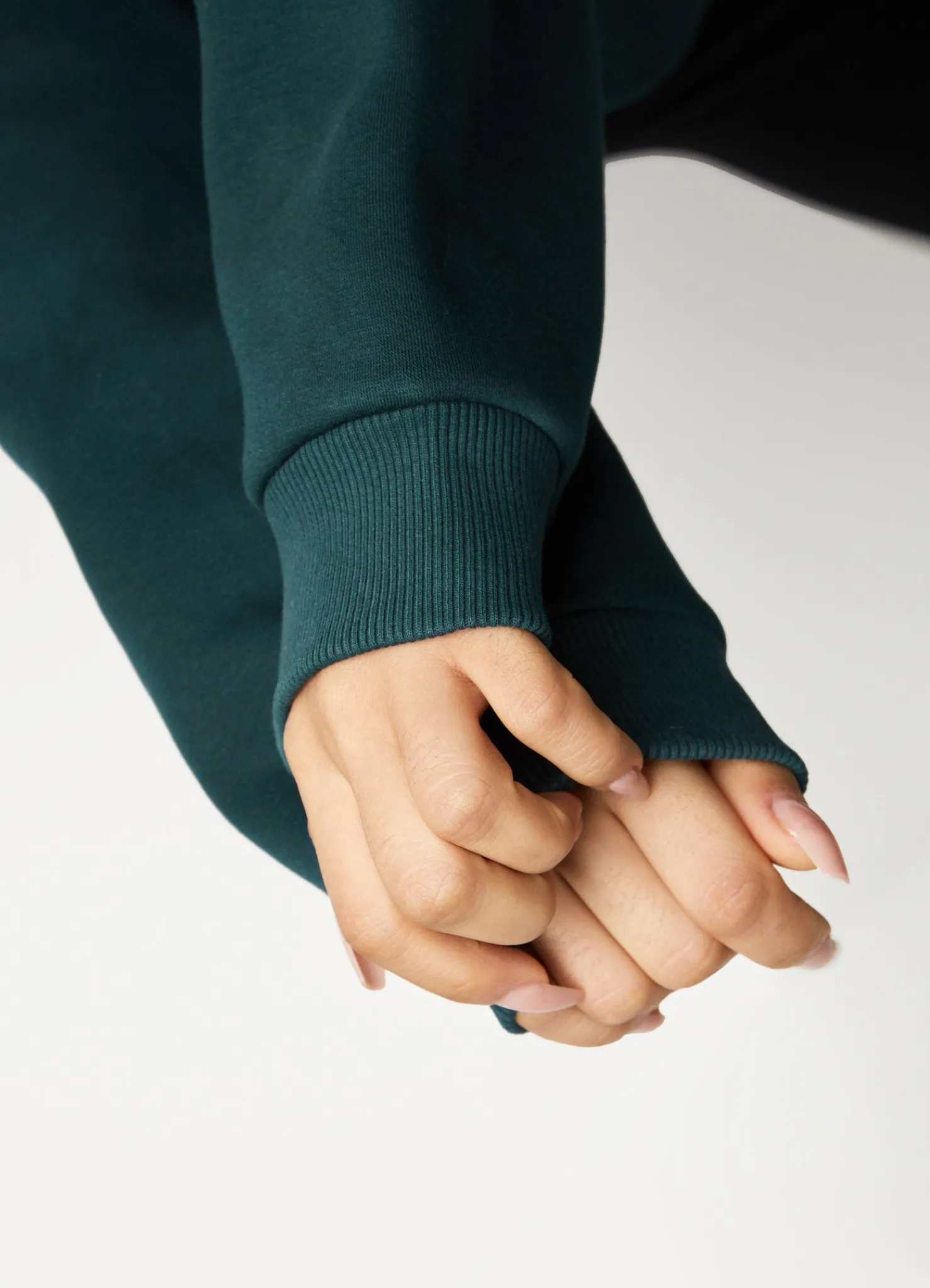 Sweatshirts<Gym King Fundamental Fleece Crew Pine Green